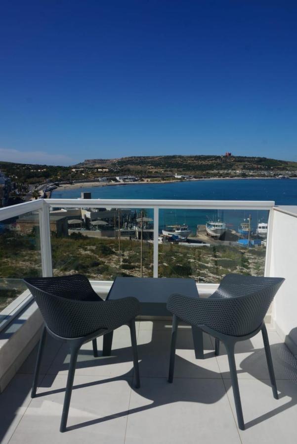 Sea View Penthouse Mellieha Bay Leilighet Eksteriør bilde