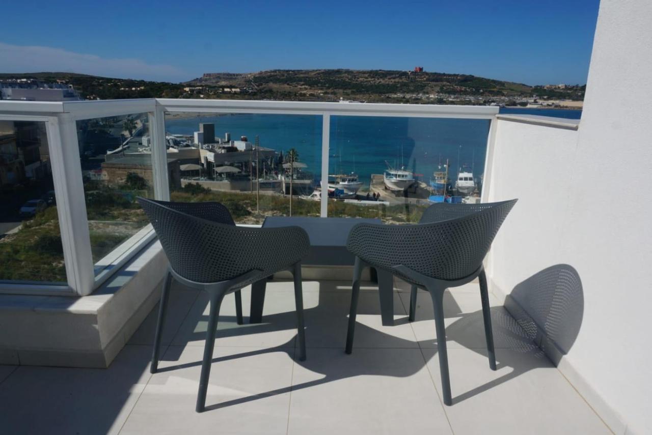 Sea View Penthouse Mellieha Bay Leilighet Eksteriør bilde