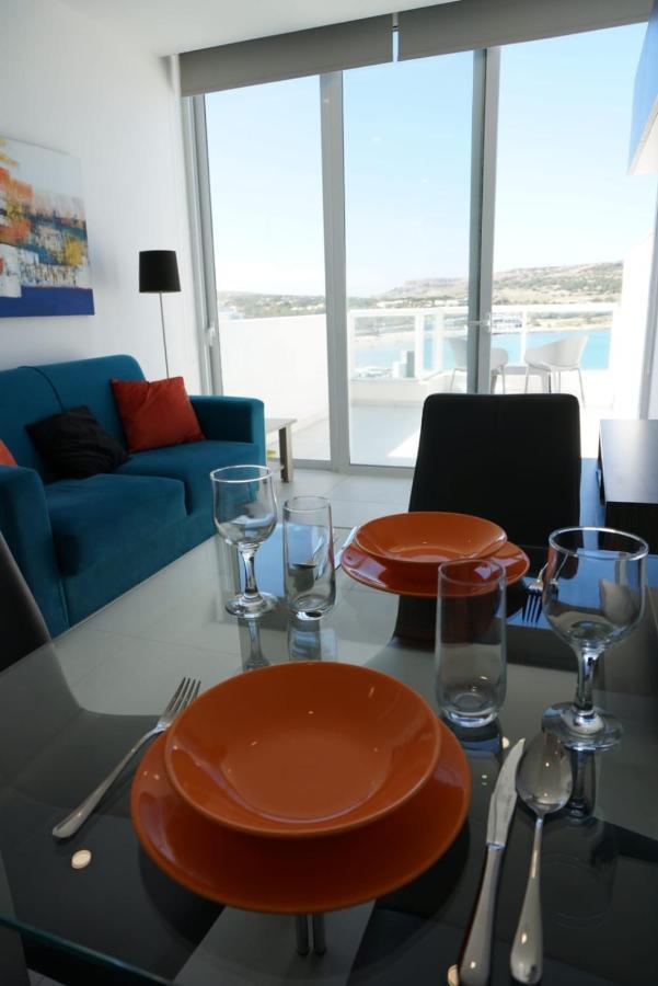 Sea View Penthouse Mellieha Bay Leilighet Eksteriør bilde