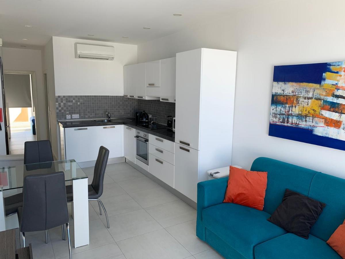 Sea View Penthouse Mellieha Bay Leilighet Eksteriør bilde