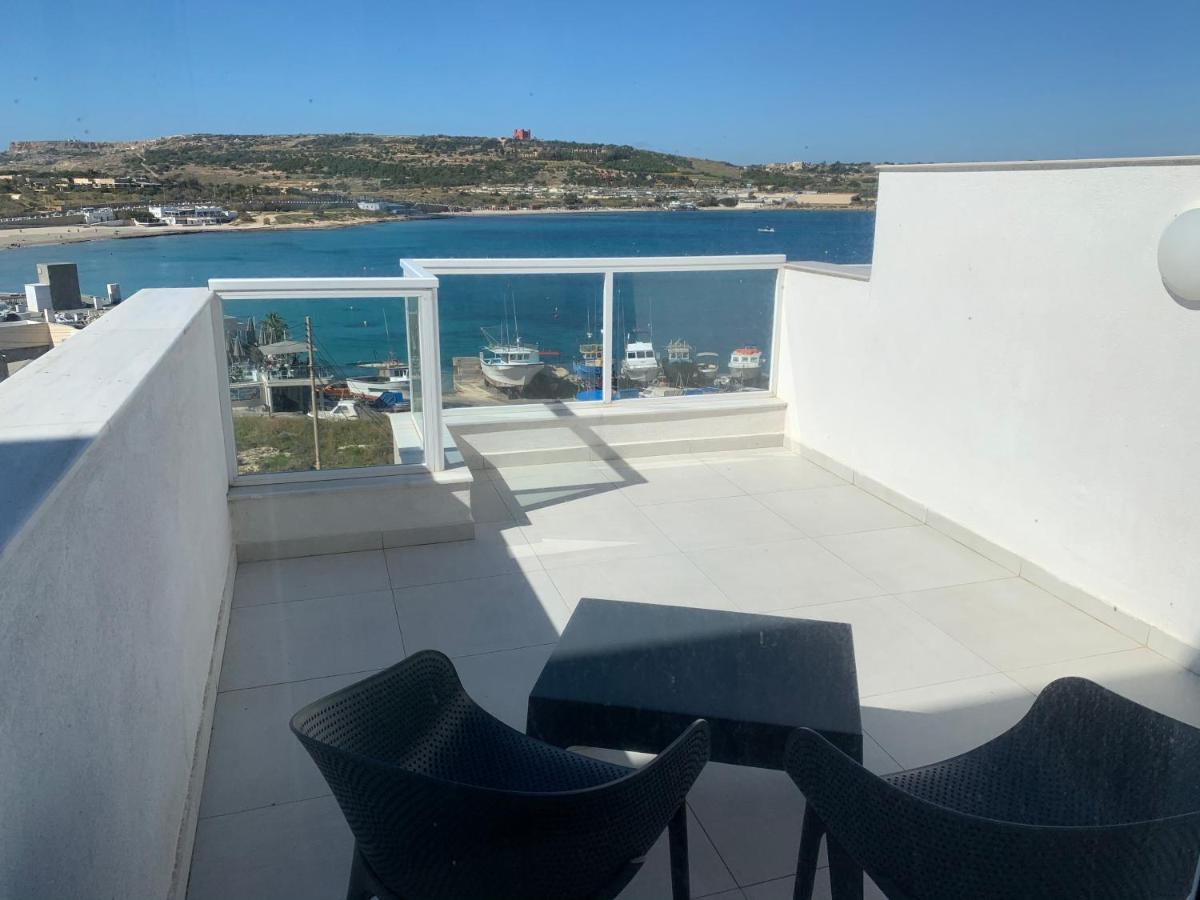 Sea View Penthouse Mellieha Bay Leilighet Eksteriør bilde